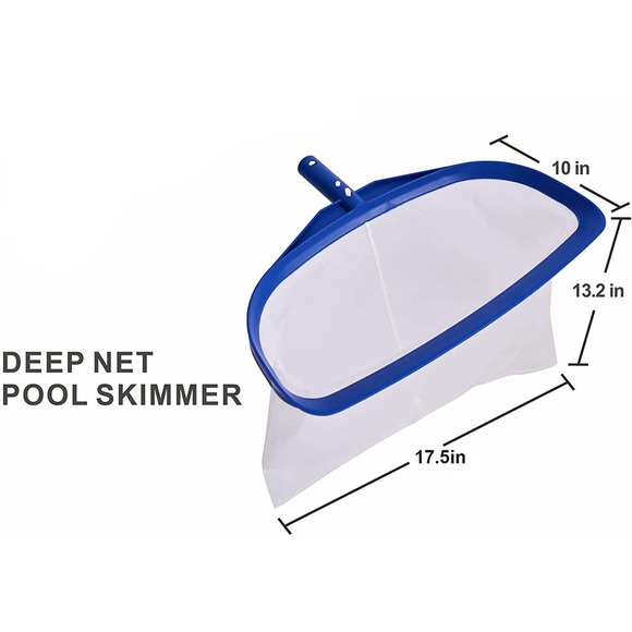 POOLAZA Pool Skimmer Deep Net 10" x 13.2" x 17.5" + Free Shipping - Picture 2 of 4